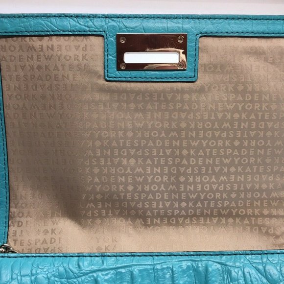 Kate Spade Crossbody Turquoise Crocodile - Picture 5 of 5